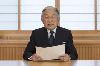 日本天皇通过视频表明退位的意愿