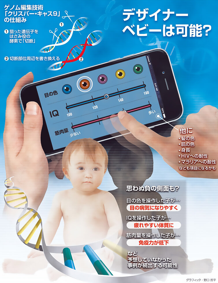 日本明确禁止基因被人工编辑的受精卵妊娠 基因编辑定制婴儿