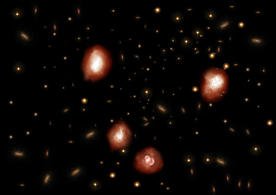 阿尔玛望远镜捕获到39个 隐形星系