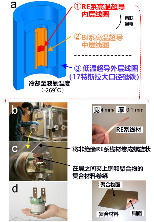 利用两种高温超导产生30特斯拉以上的强磁场，向1.3GHz NMR迈进一大步