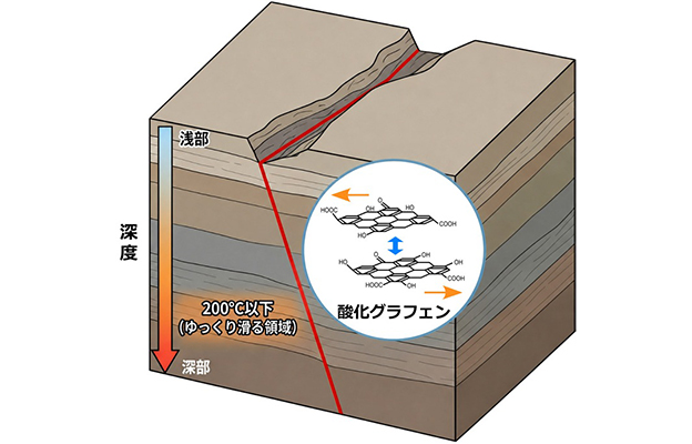 日本东北大学在活断层中发现润滑物质“氧化石墨烯”，或与慢地震有关