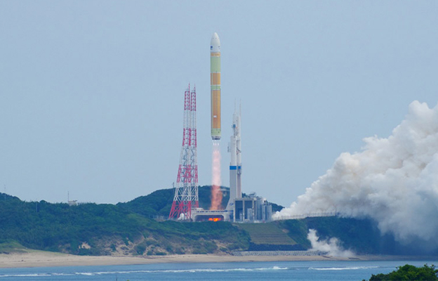 日本首枚国产无助推器构型H3火箭6号机发射成功
