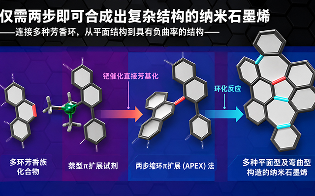 理研与名古屋大学开发出两步法合成复杂纳米石墨烯的新技术