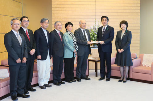 科学院联合声明递交日本首相　