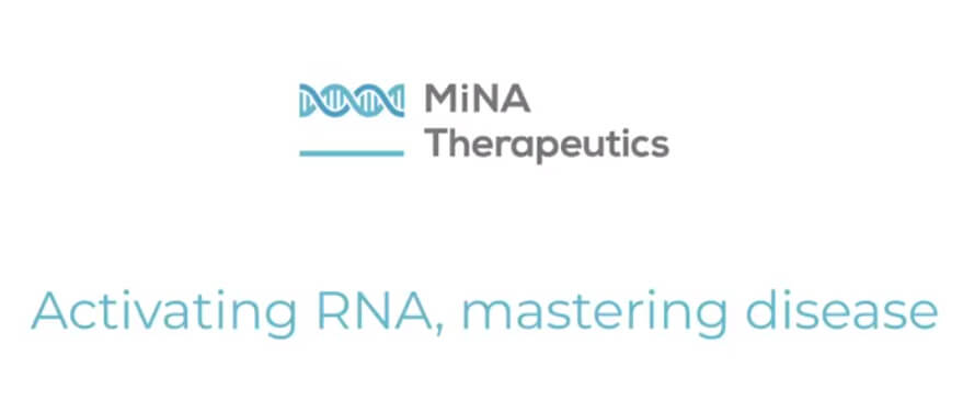 致力于RNA医疗应用的MiNA Therapeutics