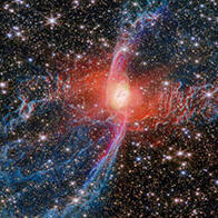 宇宙中织网的红蜘蛛？——行星状星云“NGC6537”