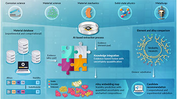 日本北陆先端科学技术大学院大学等开发出一种AI系统，运用专家知识探索材料