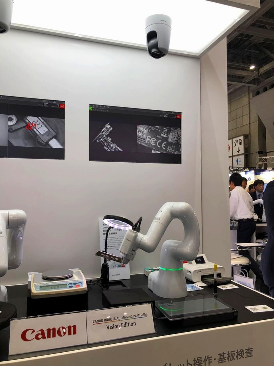 新型机器人解决方案引领东京RoboDEX展 佳能的瑕疵检测视觉系统