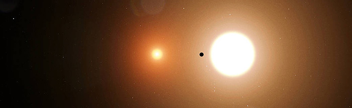 NASA发现绕两颗恒星运转的系外行星