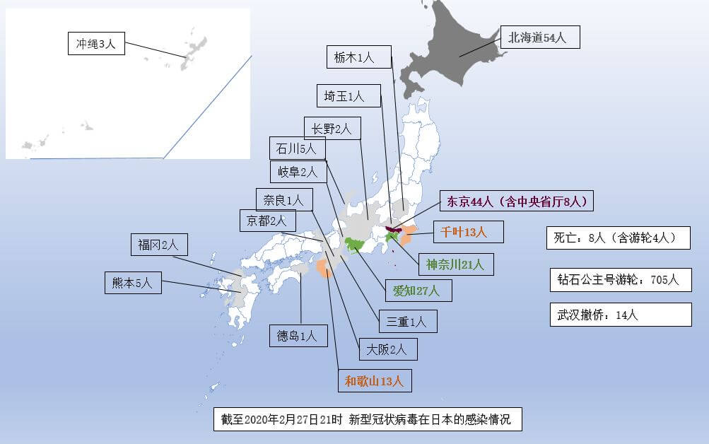 新型肺炎 安倍要求中小学停课,感染人数达919人,部分城市出现抢购