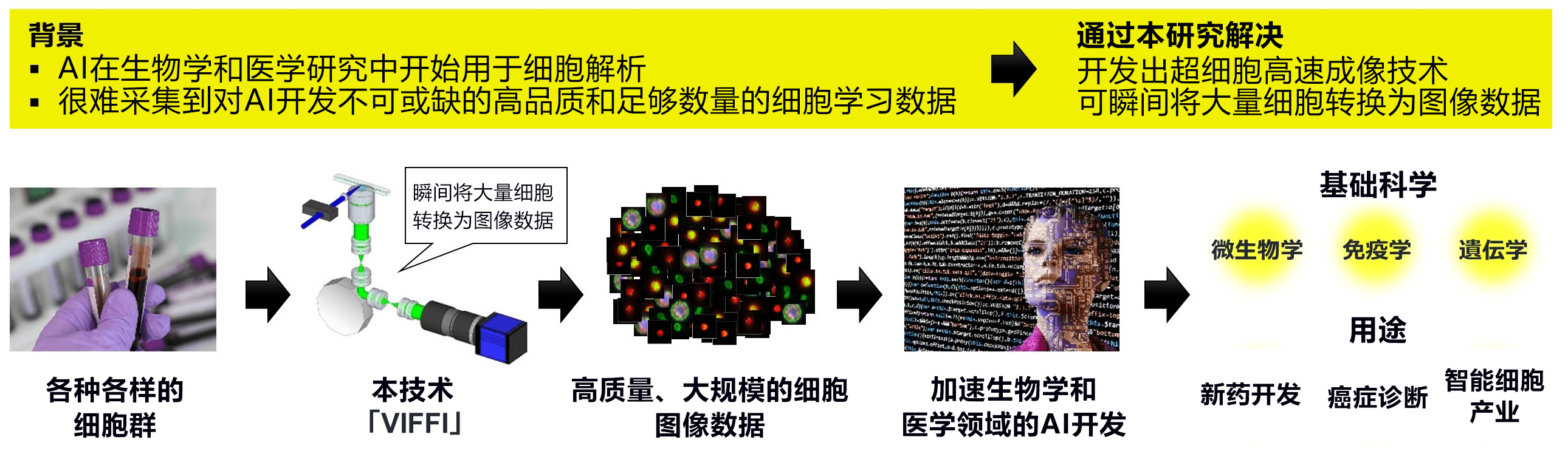 AI×细胞是开发AI的关键——日本开发出细胞图像大数据超高速采集技术