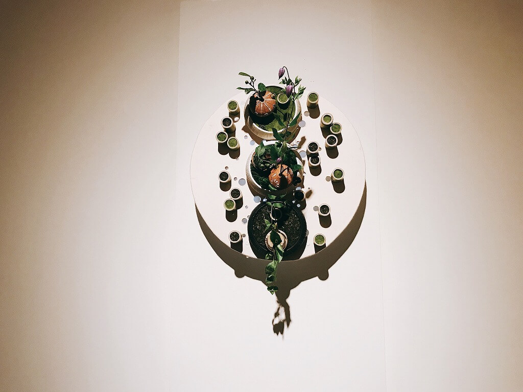 日本花艺展上的诗与技,美与男