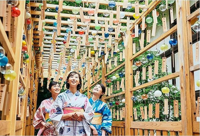 川越冰川神社结缘风铃节，2000个风铃奏响夏日音符