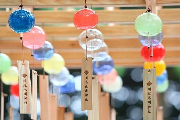 川越冰川神社结缘风铃节，2000个风铃奏响夏日音符