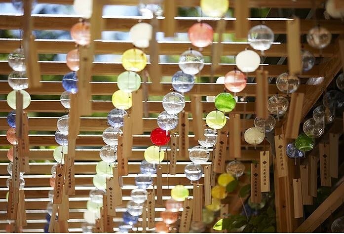川越冰川神社结缘风铃节,2000个风铃奏响夏日音符