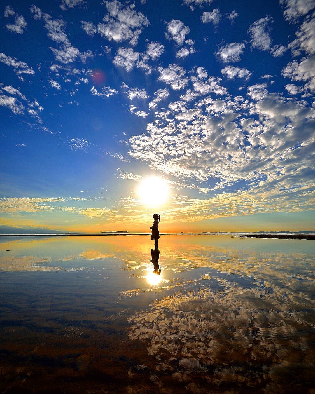 少女与夕阳