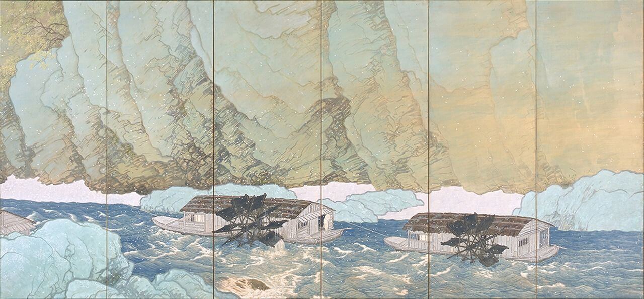 樱花与名画演绎的视觉盛宴:美术馆的春天
