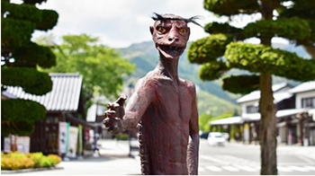 遠野物語　遠野の河童　ホップの里　岩手　東北　芭蕉　柳田国男　陶器　箸置き　置物 日本社会- 河童和座敷童子等民间传说的故乡——岩手远野之旅- 客观日本